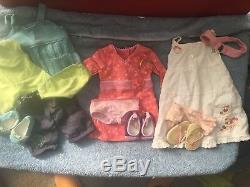 American Girl Doll Chrissa Gwen Sonali With Outfits And Books Girl of the Year