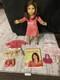 American Girl Doll Chrissa Mexwell with book And 2 Extra Outfits 2009