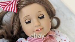 American Girl Doll Classic Rebecca Ruben Brown Curly Hair Wig Hazel Green Eyes