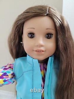American Girl Doll Create Your Own CYO Brown Hair Brown Eyes Removable Braces NM