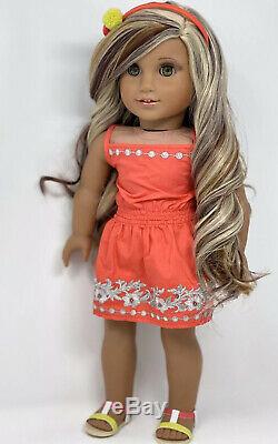 American Girl Doll Custom CYO Green eyes, Caramel Curls, Medium Skin Layla