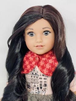 American Girl Doll Custom CYO Luciana, Espresso Hair, Holiday Outfit, New Doll