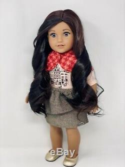 American Girl Doll Custom CYO Luciana, Espresso Hair, Holiday Outfit, New Doll