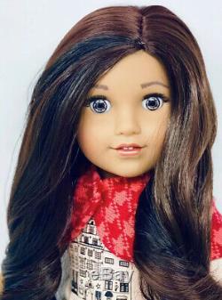 American Girl Doll Custom CYO Luciana, Espresso Hair, Holiday Outfit, New Doll