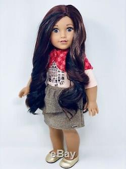 American Girl Doll Custom CYO Luciana, Espresso Hair, Holiday Outfit, New Doll