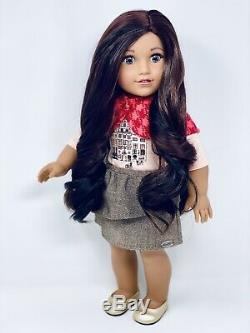 American Girl Doll Custom CYO Luciana, Espresso Hair, Holiday Outfit, New Doll