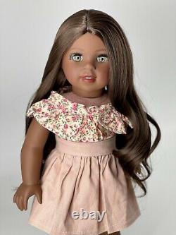 American Girl Doll Custom Makena OOAK Dark Skin Brunette Hair Bridget