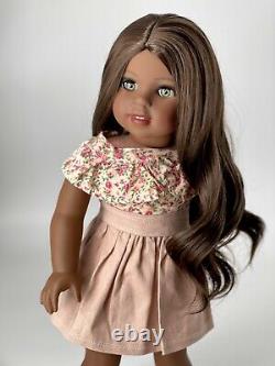 American Girl Doll Custom Makena OOAK Dark Skin Brunette Hair Bridget