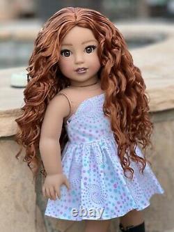 American Girl Doll Custom OOAK Nanea, Curly auburn Hair, Natalie