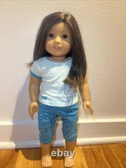 American Girl Doll Dark Brown Eyes Short Brown Hair