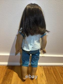 American Girl Doll Dark Brown Eyes Short Brown Hair