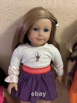 American Girl Doll Dolls 18 Lot Of 4 with Cloths Dresses Nice