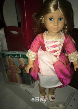 American Girl Doll Elizabeth With Meet Outfit/accessories, Book + Box Retired