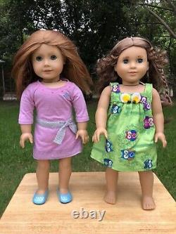American Girl Doll Emily RETIRED & Marie Grace Gardner RETIRED Lot Of 2