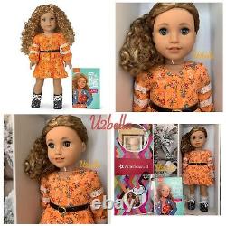 American Girl Doll Evette Peeters World By Us Collection Curly Caramel Hair NEW