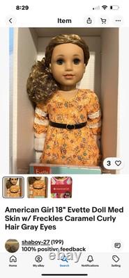 American Girl Doll Evette Peeters World By Us Collection Doll 18 BNIB RETIRED