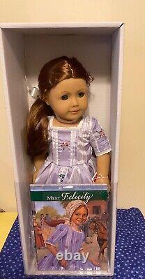 American Girl Doll Felicity, 2005 release by Mattel w Paperback book, NIB