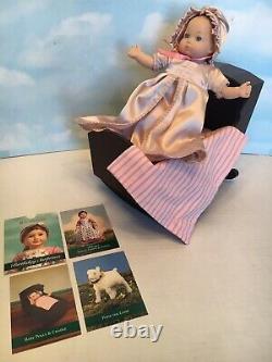 American Girl Doll Felicity BABY SISTER POLLY & CRADLE SET 7 Pcs-Excellent