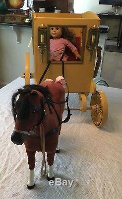 American Girl Doll Felicity Colonial Carriage With 1 Horse