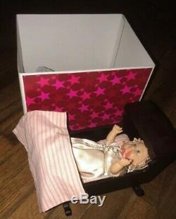 American Girl Doll Felicity's Baby Sister Polly, Mattress, Blanket & Cradle
