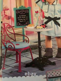 American Girl Doll Grace BISTRO SET Table Chair Food Menu Stand