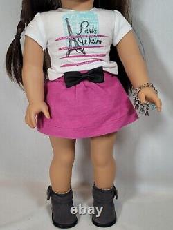 American Girl Doll Grace Thomas 2015 GOTY Pierced Ears, Meet Outfit, Accessories