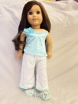 American Girl Doll, Grace Thomas With Paperback Book And Pajamas And Accessories