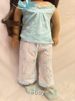 American Girl Doll, Grace Thomas With Paperback Book And Pajamas And Accessories