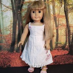 American Girl Doll Gwen Thompson Meet Dress Blonde Brown Eyes HTF Refurbed