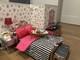 American Girl Doll Hotel with detailed room décor + Travel luggage