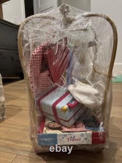 American Girl Doll Hotel with detailed room décor + Travel luggage