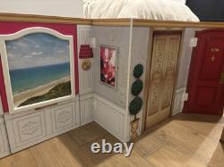 American Girl Doll Hotel with detailed room décor + Travel luggage