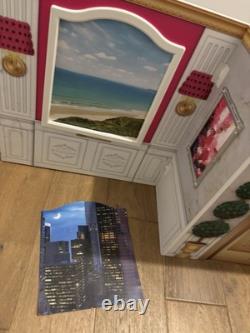 American Girl Doll Hotel with detailed room décor + Travel luggage