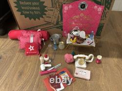 American Girl Doll Hotel with detailed room décor + Travel luggage
