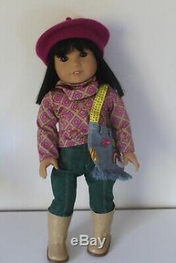 American Girl Doll Ivy in Full Meet Outfit + Accessories Good Condition 18 inch