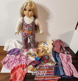 American Girl Doll Julie Albright 18 Lot with Accessories & All AGD Clothing