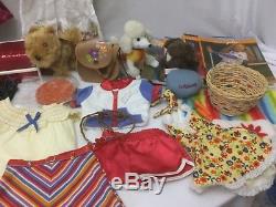 American Girl Doll Julie Albright 7-Outfits/Clothes 8-Shoes Accessories HUGE LOT