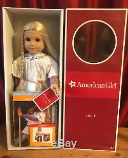 American Girl Doll Julie WithMeet Outfit First Edison + Book -New- in Box