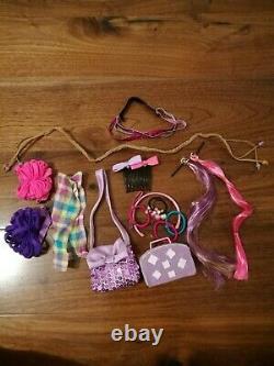 American Girl Doll Julie With Clothing And Accessory Lot
