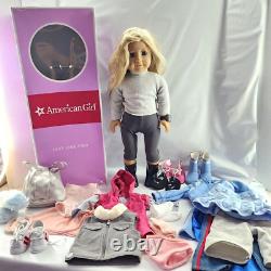 American Girl Doll Just Like You Blue Eyes Blonde Hair Accessories and Clothes