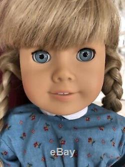 American Girl Doll KIRSTEN White Body Deep Blue Eyes! Pleasant Company In BOX