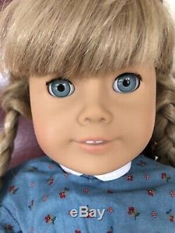 American Girl Doll KIRSTEN White Body Deep Blue Eyes! Pleasant Company In BOX