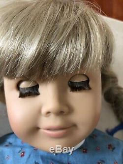 American Girl Doll KIRSTEN White Body Deep Blue Eyes! Pleasant Company In BOX