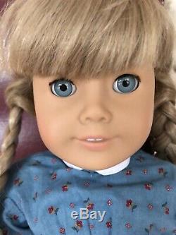 American Girl Doll KIRSTEN White Body Deep Blue Eyes! Pleasant Company In BOX