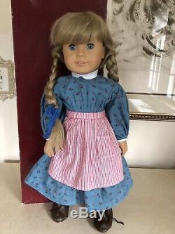 American Girl Doll KIRSTEN White Body Deep Blue Eyes! Pleasant Company In BOX