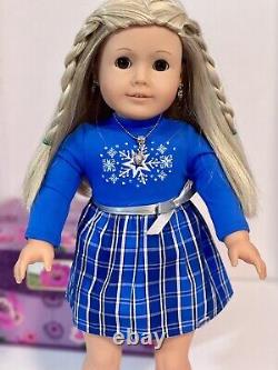 American Girl Doll Kailey withAG New Holiday Outfit, Book & 2 AG Outfits