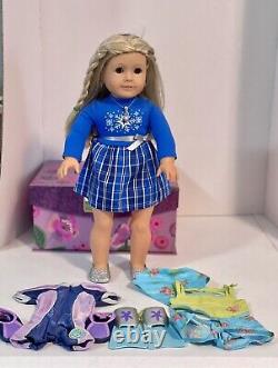 American Girl Doll Kailey withAG New Holiday Outfit, Book & 2 AG Outfits