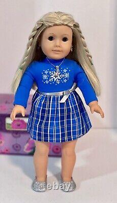 American Girl Doll Kailey withAG New Holiday Outfit, Book & 2 AG Outfits