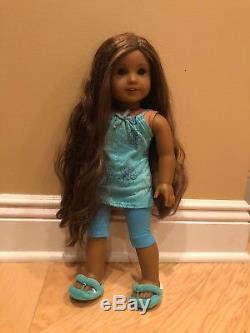 American Girl Doll Kanani + Accessories, Paddle board Set, Pjs and Ocean Outfit