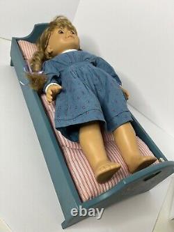 American Girl Doll Kirsten, Her Wood Bed and Mattress Retired